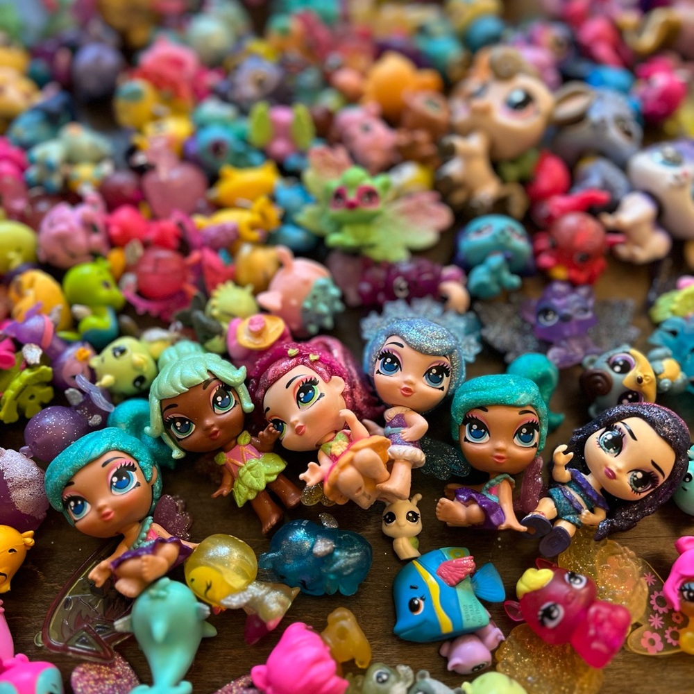 Hatchimals, LPS, and Animal Jam lot.